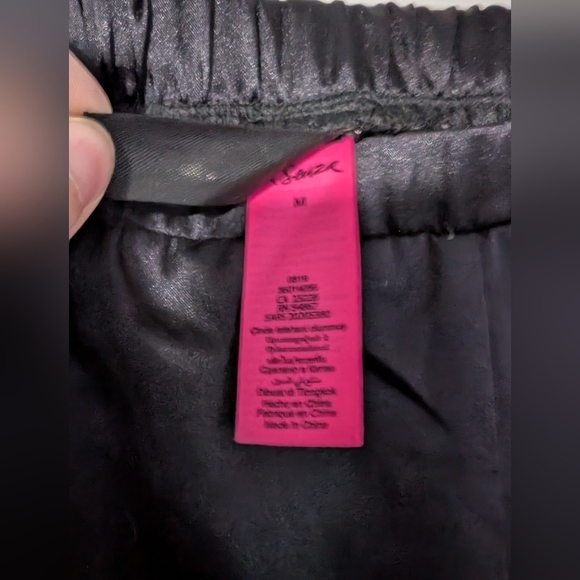 Lasenza Satin Lounge Pants Black - Picture 3 of 3